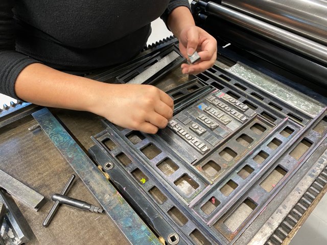 Letter­press as a Sustain­able medi­um of Visual Communi­cation 
